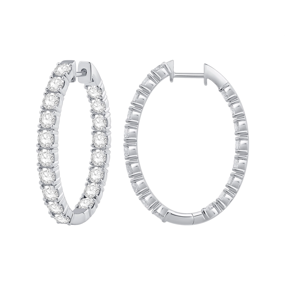Earrings Earrings in White Gold containing Diamond 433557