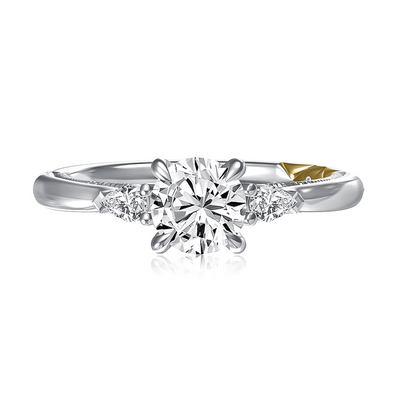 A. Jaffe Engagement Rings in Mixed Metals containing Diamond MECOV2877BL/207-WR