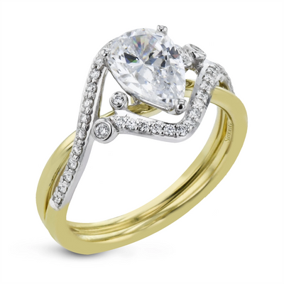 csv_image Simon G Engagement Ring in Mixed Metals containing Diamond LR2113-PR
