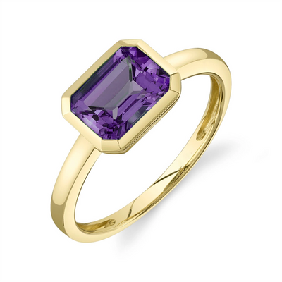 Rings Rings in Yellow Gold containing Amethyst 433649