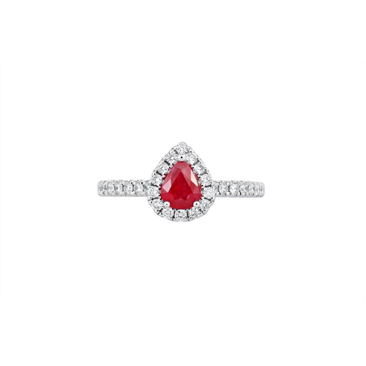 Rings Rings in White Gold containing Multi-gemstone, Diamond, Ruby 433682