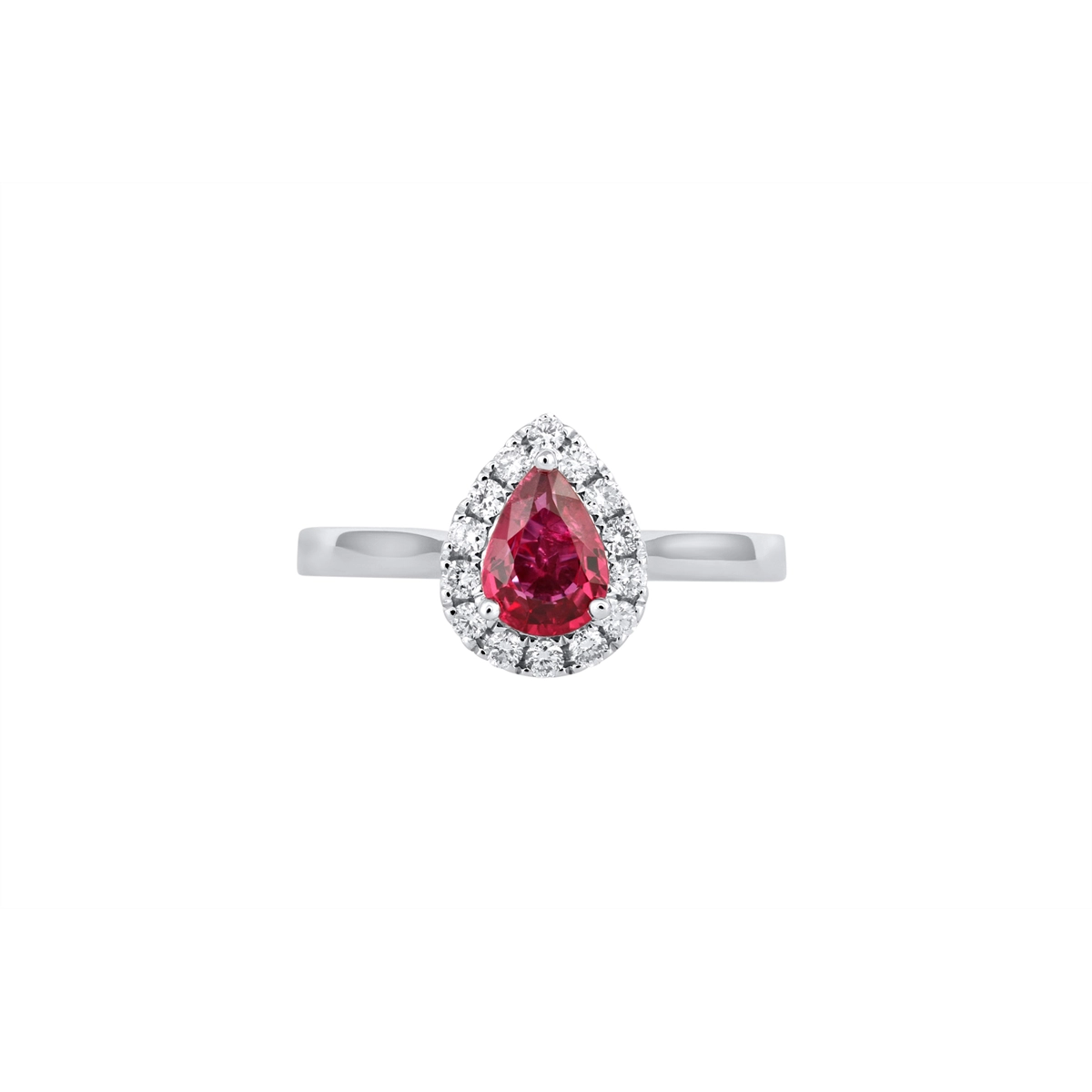 Rings Rings in White Gold containing Multi-gemstone, Diamond, Ruby 433684