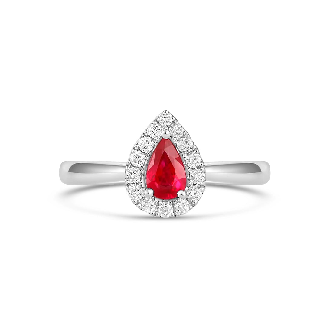 Rings Rings in White Gold containing Multi-gemstone, Diamond, Ruby 433686