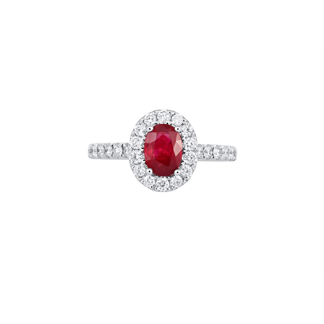 Rings Rings in White Gold containing Multi-gemstone, Diamond, Ruby 433693
