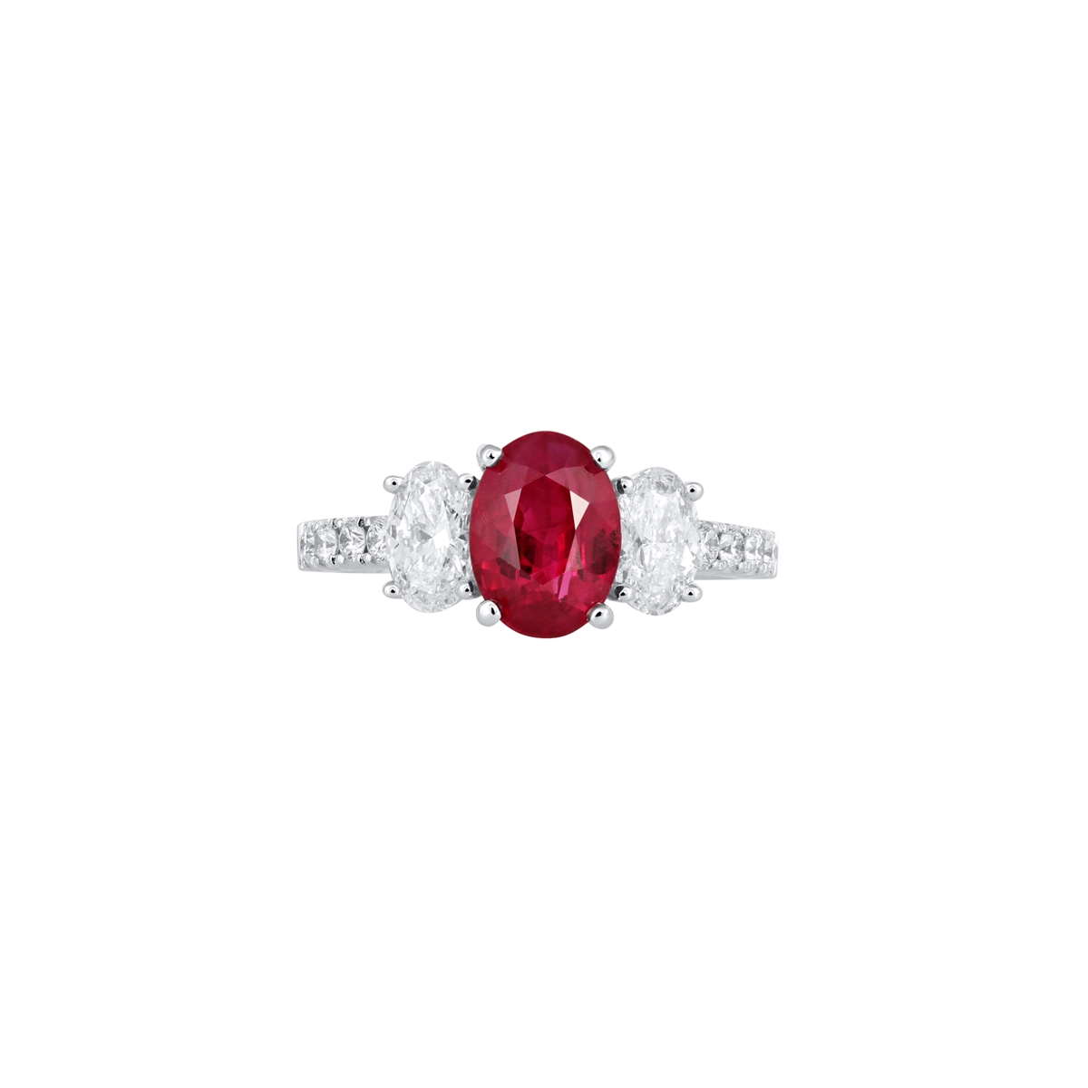 Rings Rings in White Gold containing Multi-gemstone, Diamond, Ruby 433695