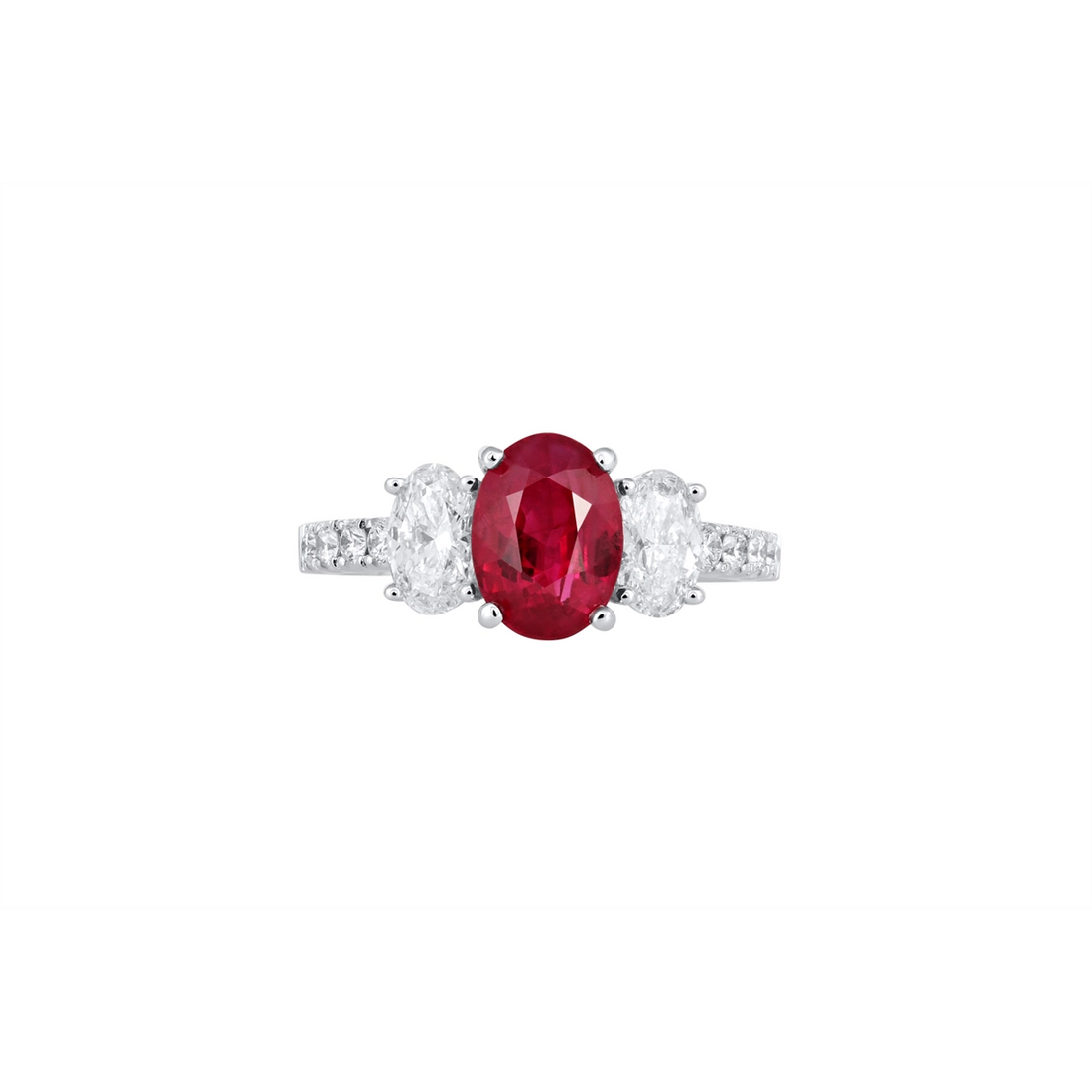 Rings Rings in White Gold containing Multi-gemstone, Diamond, Ruby 433695