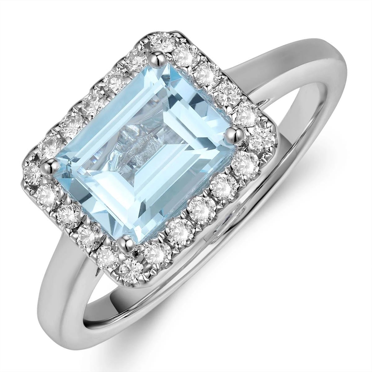 Rings Rings in White Gold containing Blue topaz , Multi-gemstone, Diamond 433703