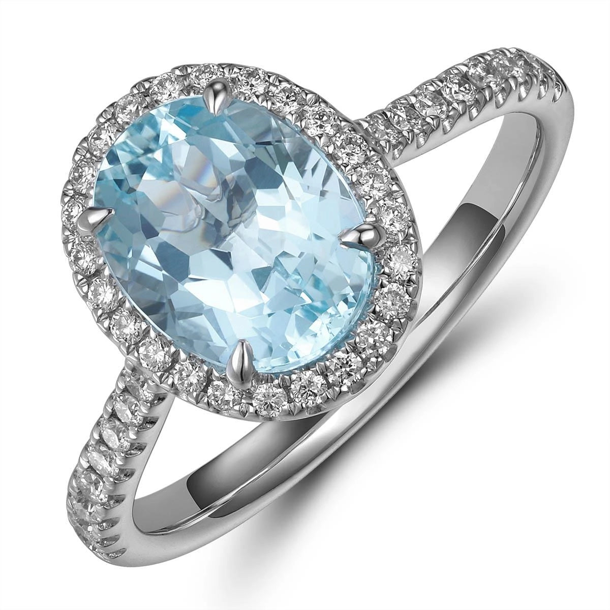 Rings Rings in White Gold containing Aquamarine, Multi-gemstone, Diamond 433710