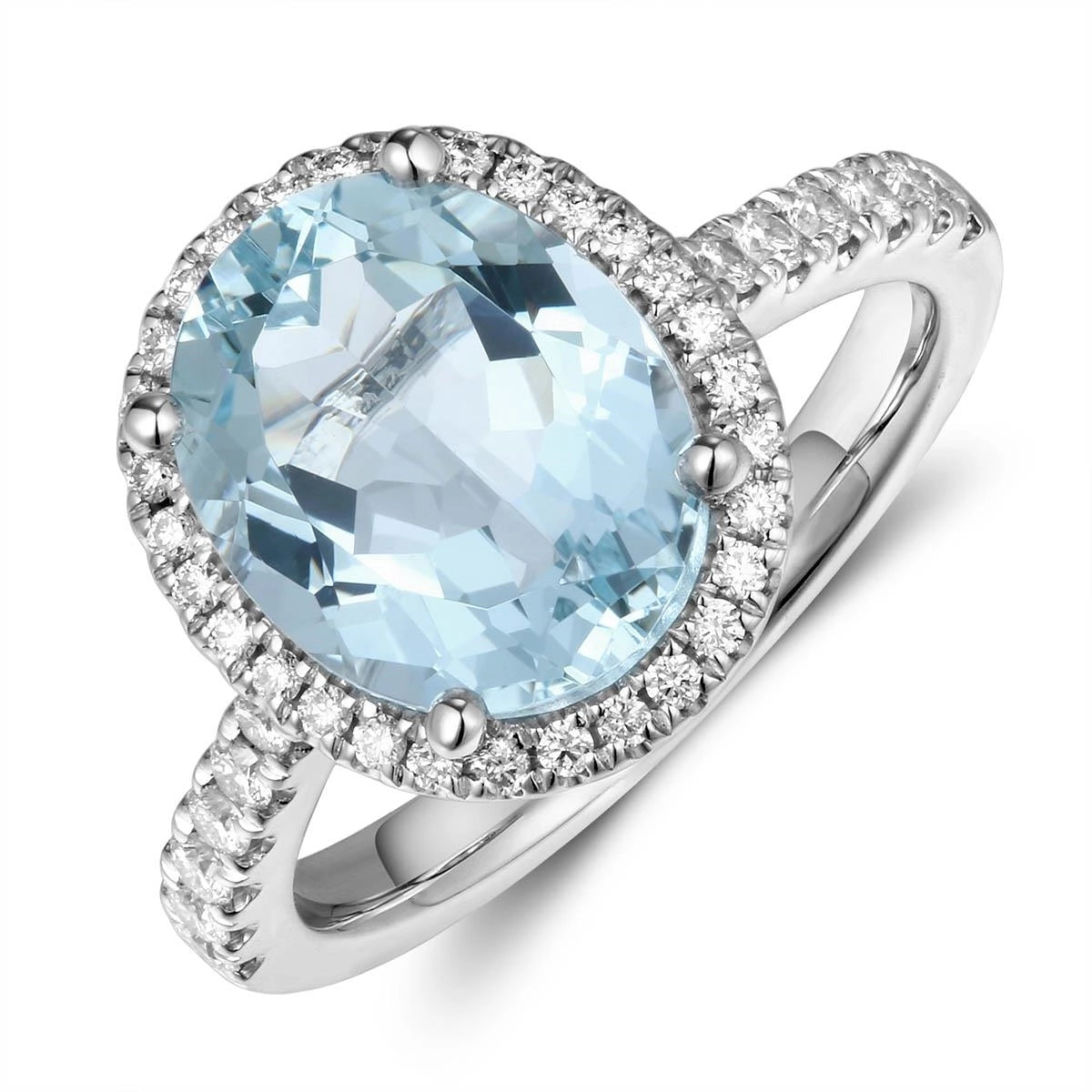 Rings Rings in White Gold containing Aquamarine, Multi-gemstone, Diamond 433712
