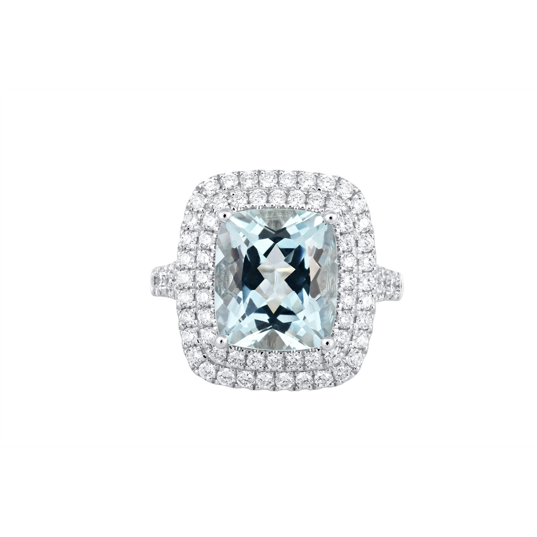 Rings Rings in White Gold containing Aquamarine, Multi-gemstone, Diamond 433715