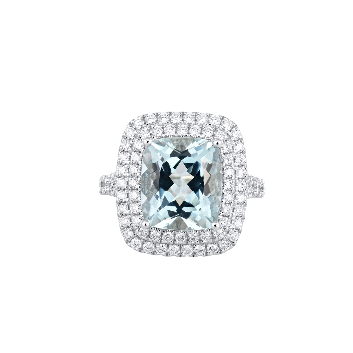 Rings Rings in White Gold containing Aquamarine, Multi-gemstone, Diamond 433715