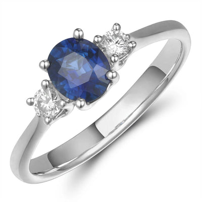 Rings Rings in White Gold containing Multi-gemstone, Diamond, Sapphire 433725