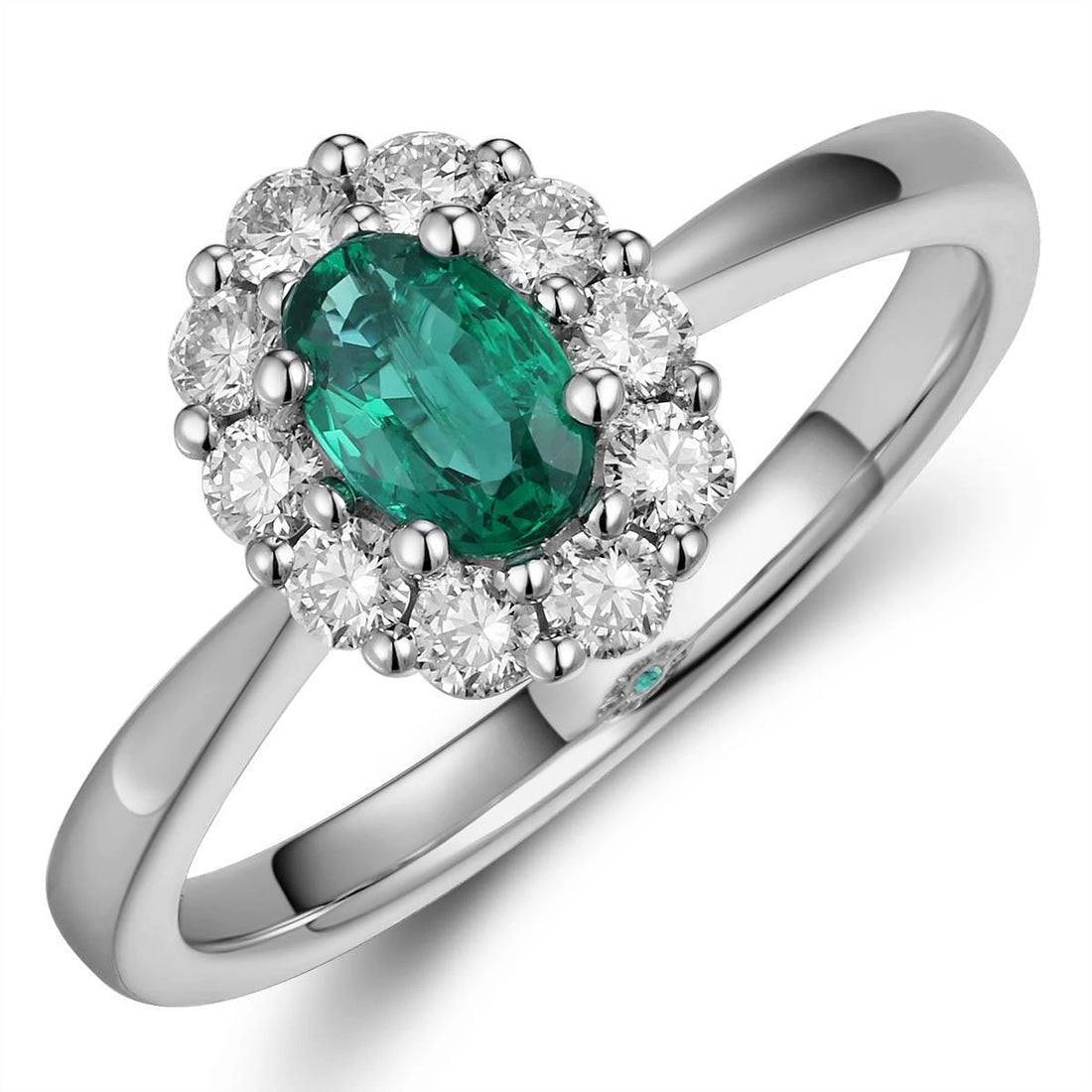 Rings Rings in White Gold containing Multi-gemstone, Diamond, Emerald 433733