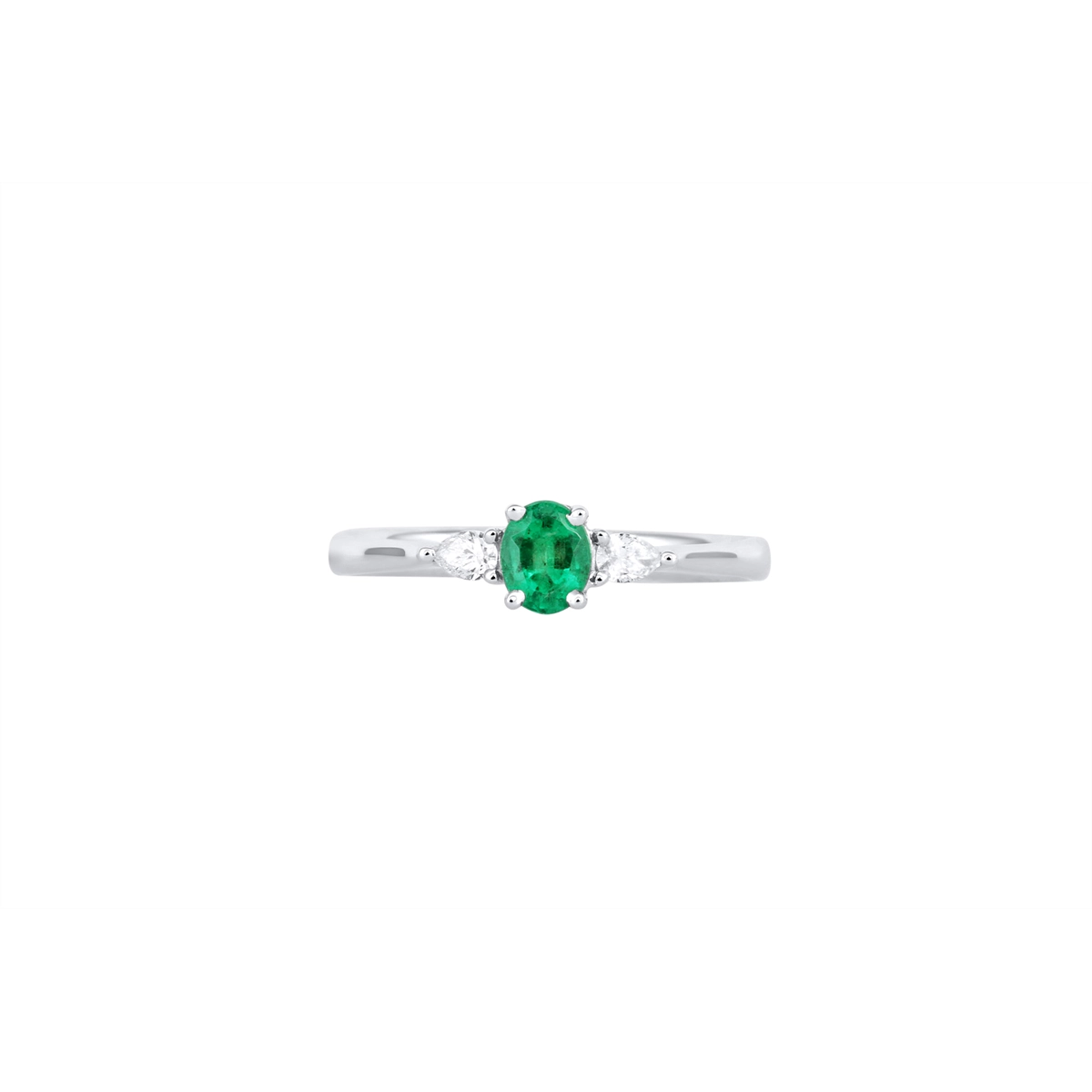Rings Rings in White Gold containing Multi-gemstone, Diamond, Emerald 433734