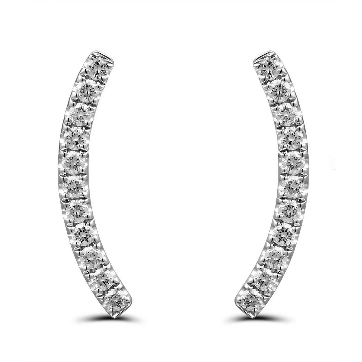 Earrings Earrings in White Gold containing Diamond 433777