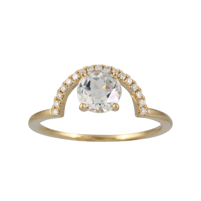 csv_image Little Bird Engagement Ring in Yellow Gold containing Diamond LB520