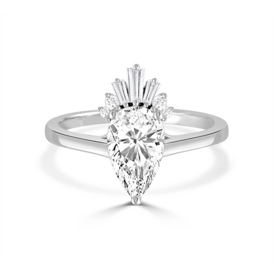 csv_image Little Bird Engagement Ring in White Gold containing Diamond LB680