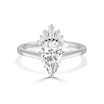 Little Bird Engagement Rings in White Gold containing Diamond LB680