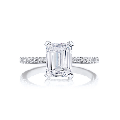csv_image Tacori Engagement Ring in White Gold containing Diamond 2671 EC 8.5X6.5 W