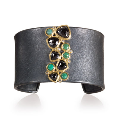 csv_image Todd Reed Bracelet in Mixed Metals containing Other, Multi-gemstone, Diamond, Turquoise TRDB50011