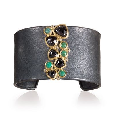 Todd Reed Bracelets in Mixed Metals containing Other, Multi-gemstone, Diamond, Turquoise TRDB50011