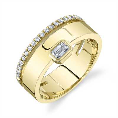 Rings Wedding Rings in Yellow Gold containing Diamond 434006