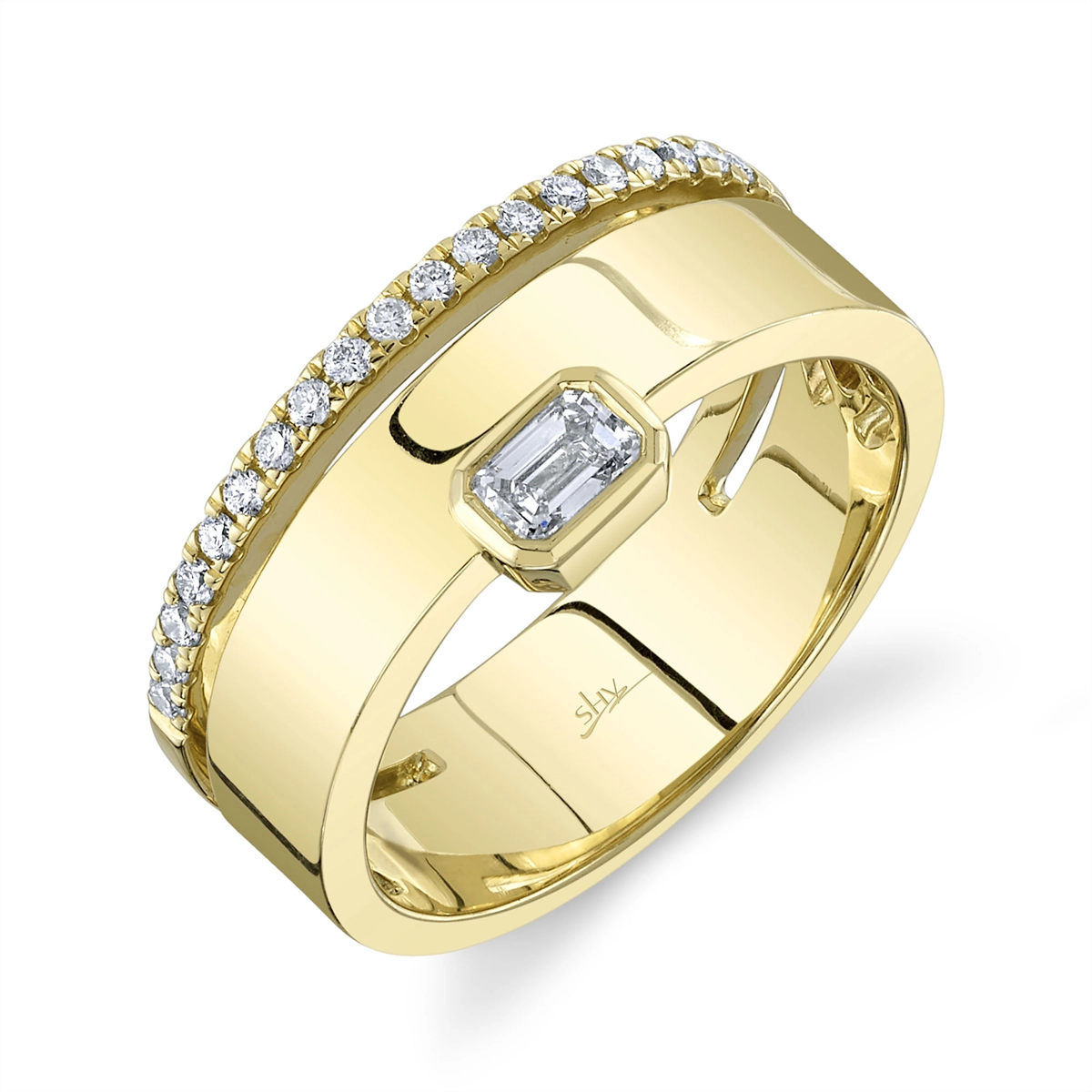 Rings Wedding Rings in Yellow Gold containing Diamond 434006