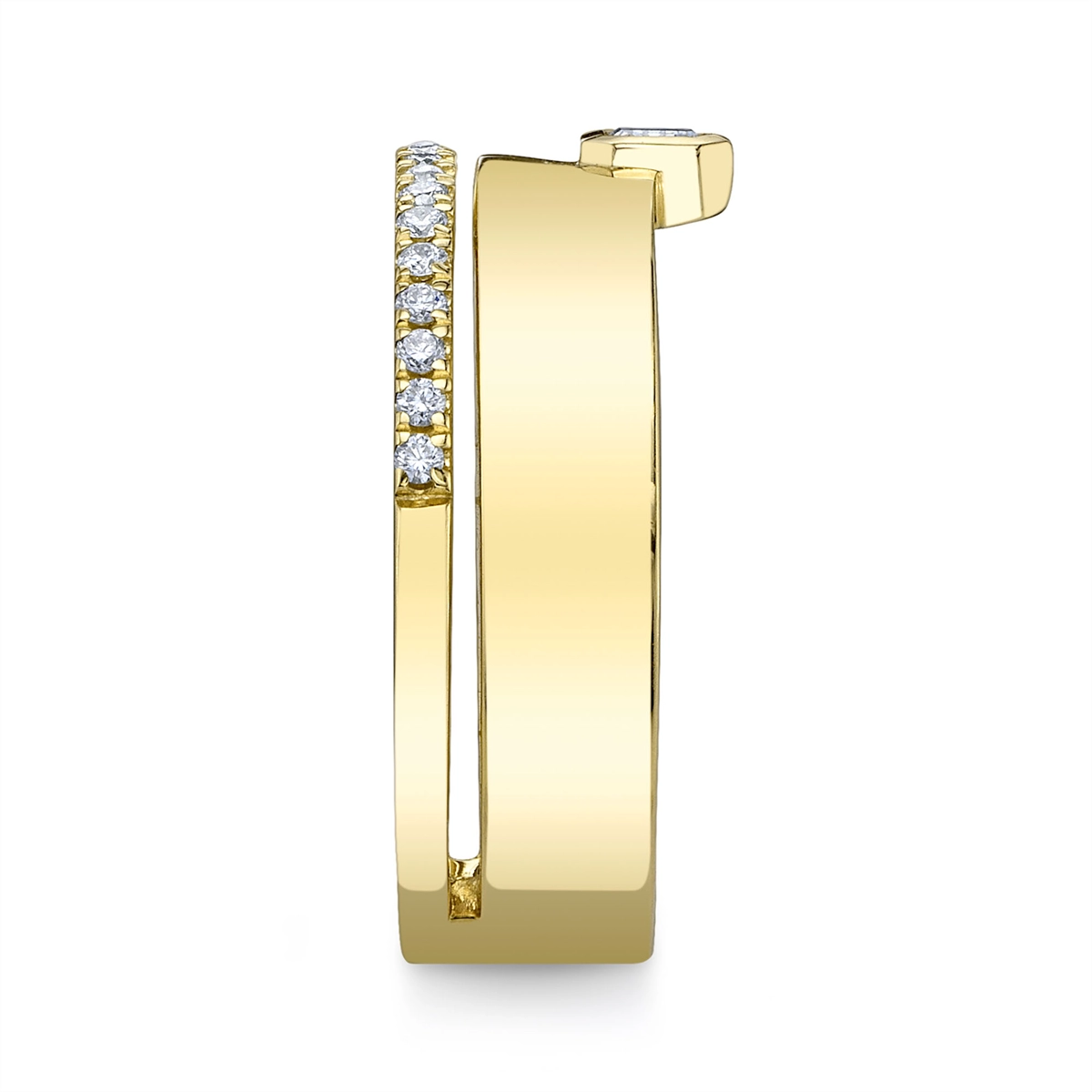 Rings Wedding Rings in Yellow Gold containing Diamond 434006