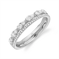 Wedding Bands Rings in White Gold containing Diamond 434010