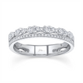 Wedding Bands Rings in White Gold containing Diamond 434010