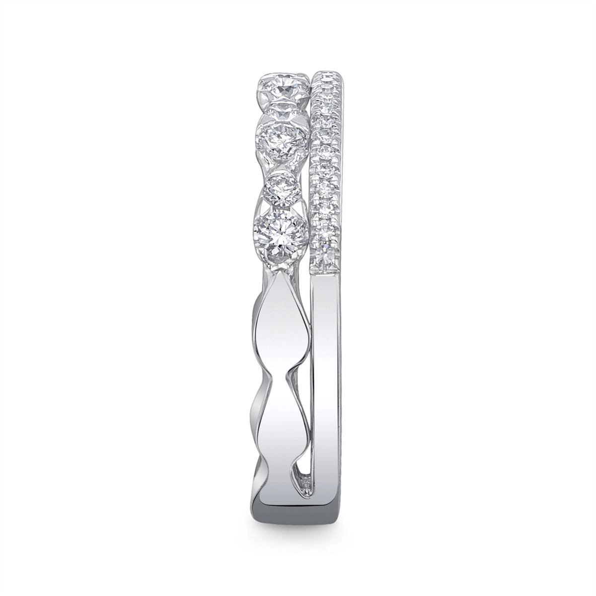 Wedding Bands Rings in White Gold containing Diamond 434010