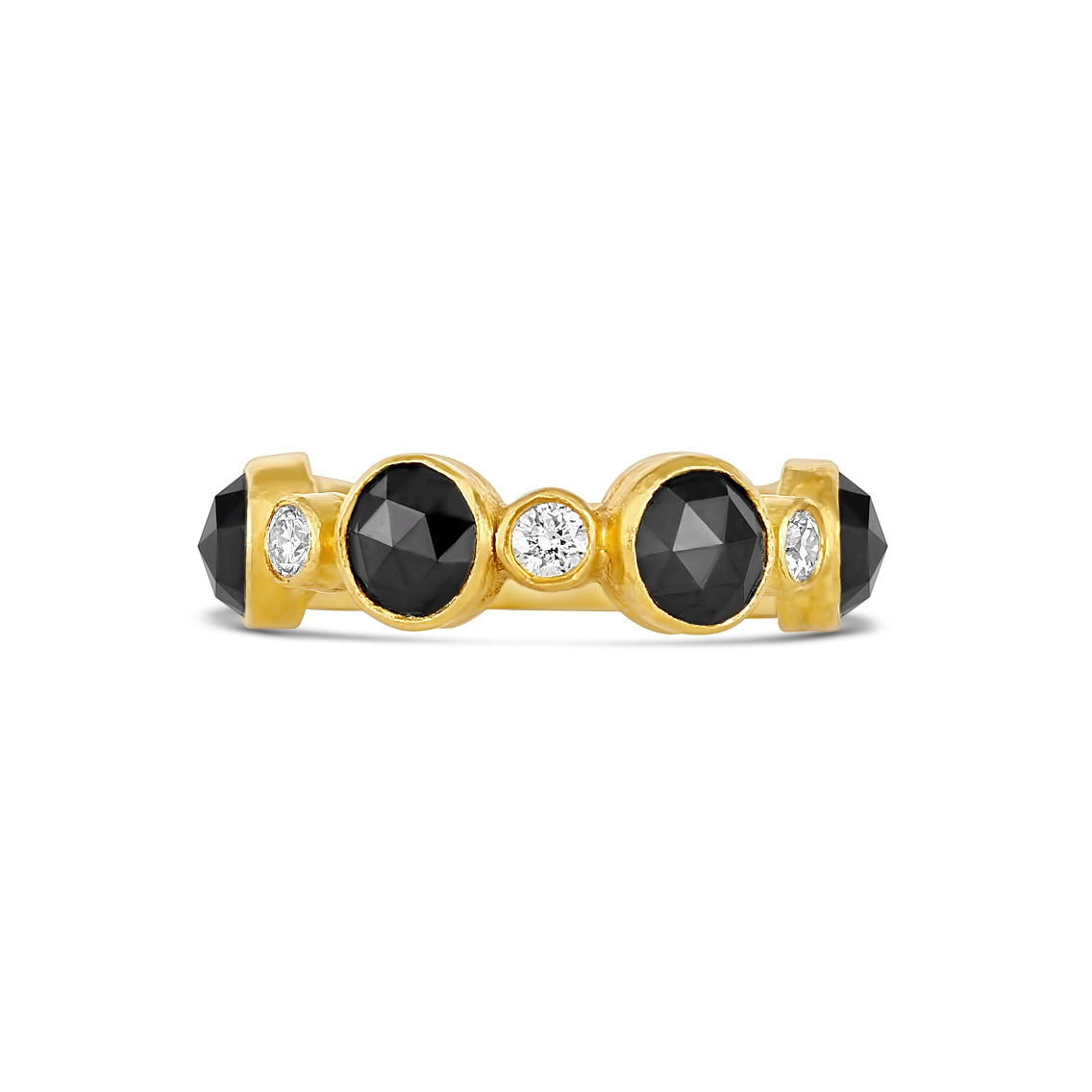 Rings Rings in Yellow Gold containing Black diamond, Multi-gemstone, Diamond 434047