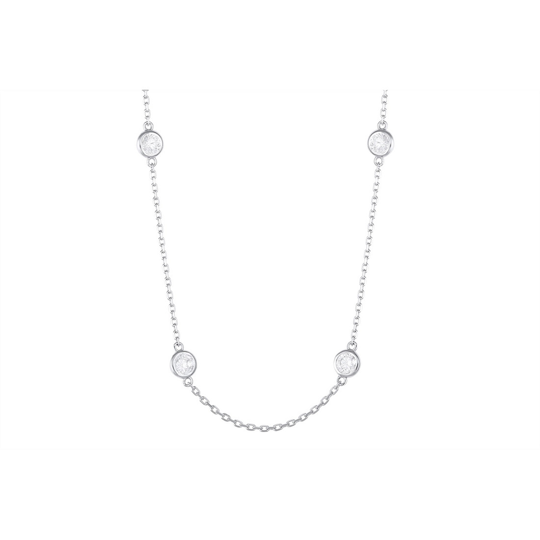 Necklaces Necklaces in White Gold containing Diamond 434122