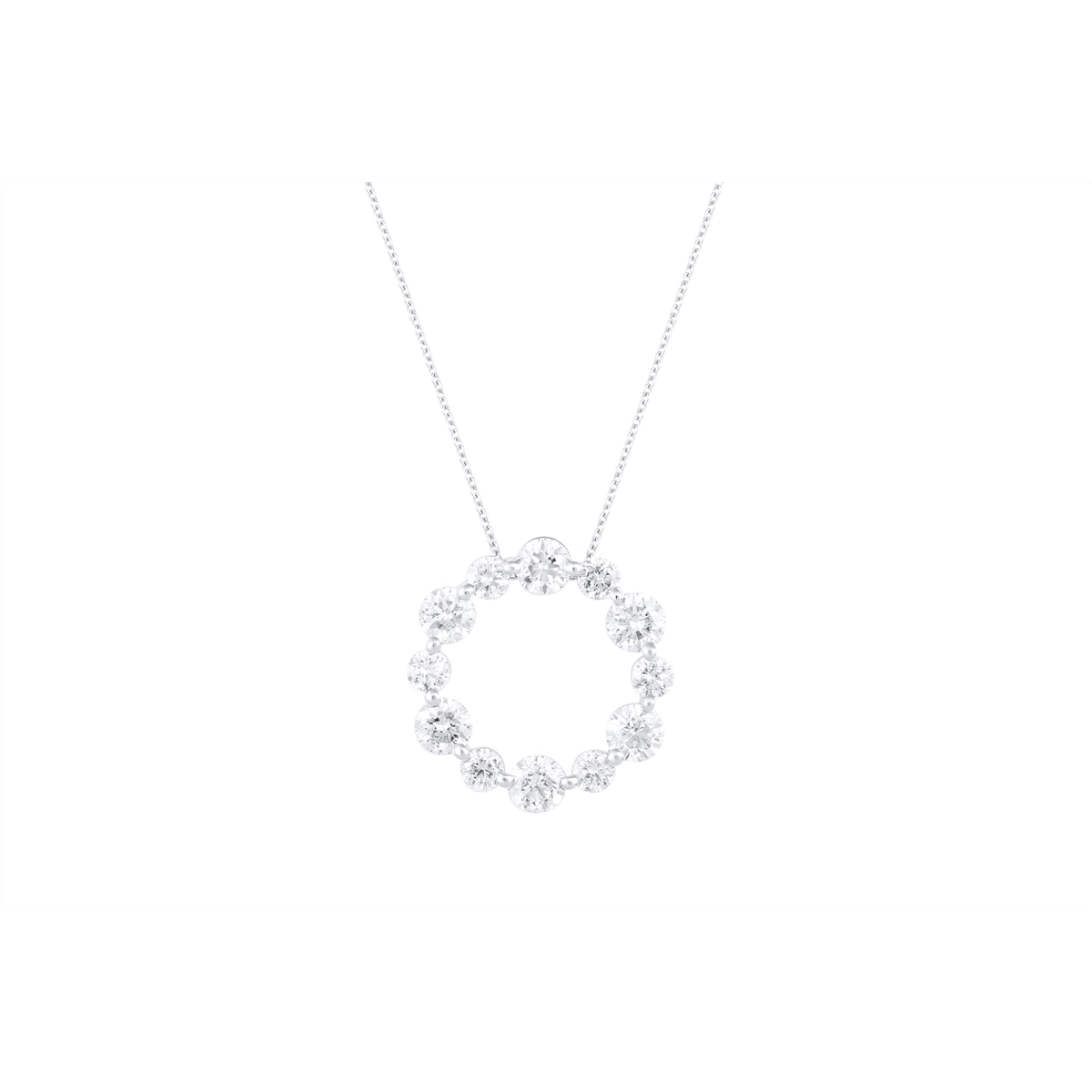 Pendants Pendants in White Gold containing Diamond 434268