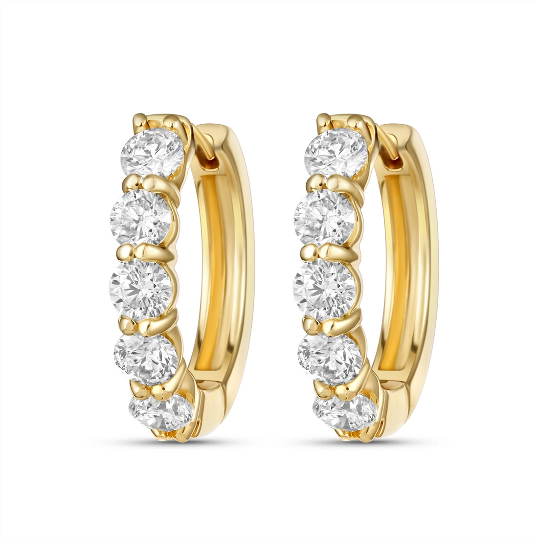 Earrings Earrings in Yellow Gold containing Diamond 434280