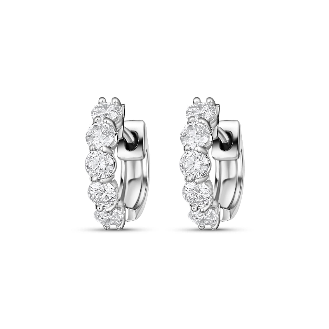 Earrings Earrings in White Gold containing Diamond 434289