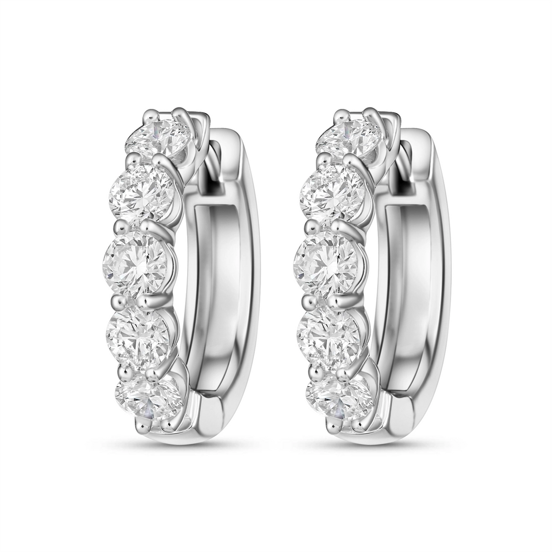 Earrings Earrings in White Gold containing Diamond 434294