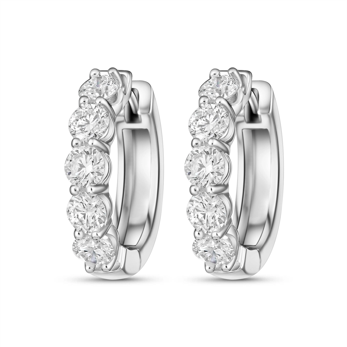 Earrings Earrings in White Gold containing Diamond 434294