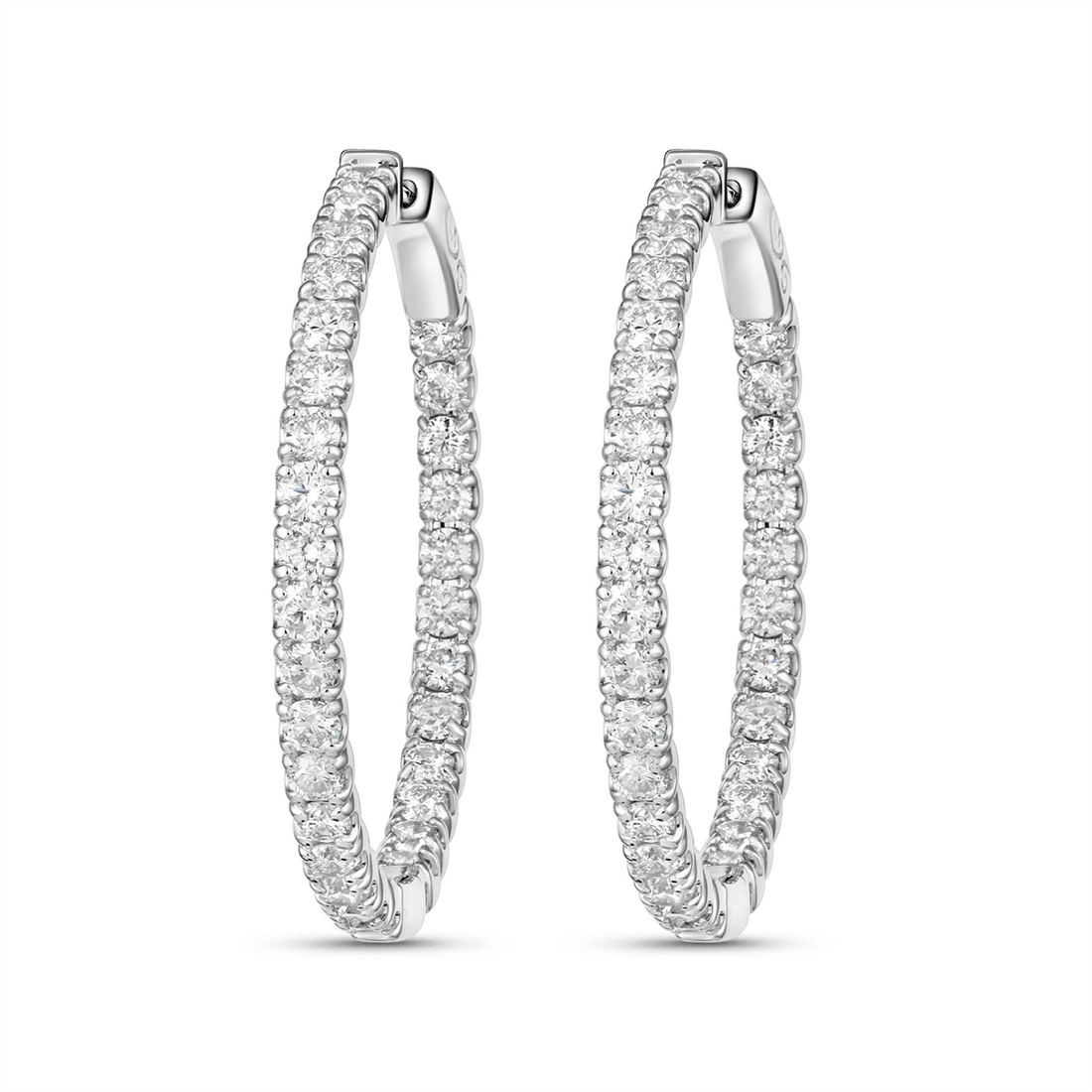 Earrings Earrings in White Gold containing Diamond 434295