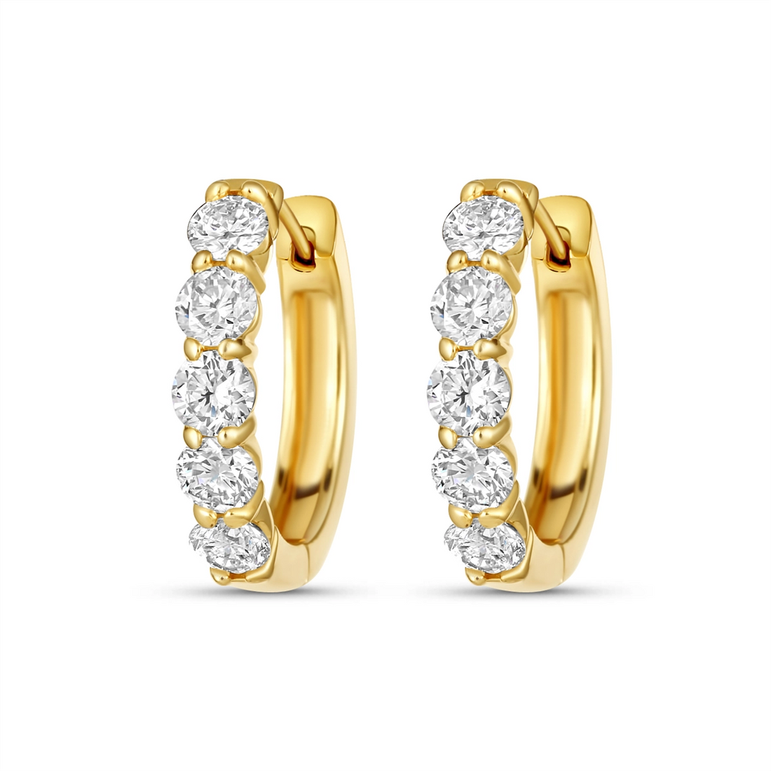 Earrings Earrings in Yellow Gold containing Diamond 434309
