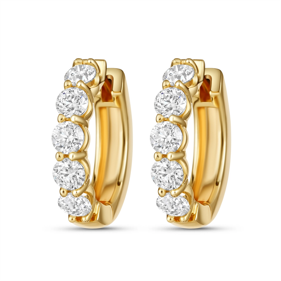 Earrings Earrings in Yellow Gold containing Diamond 434310