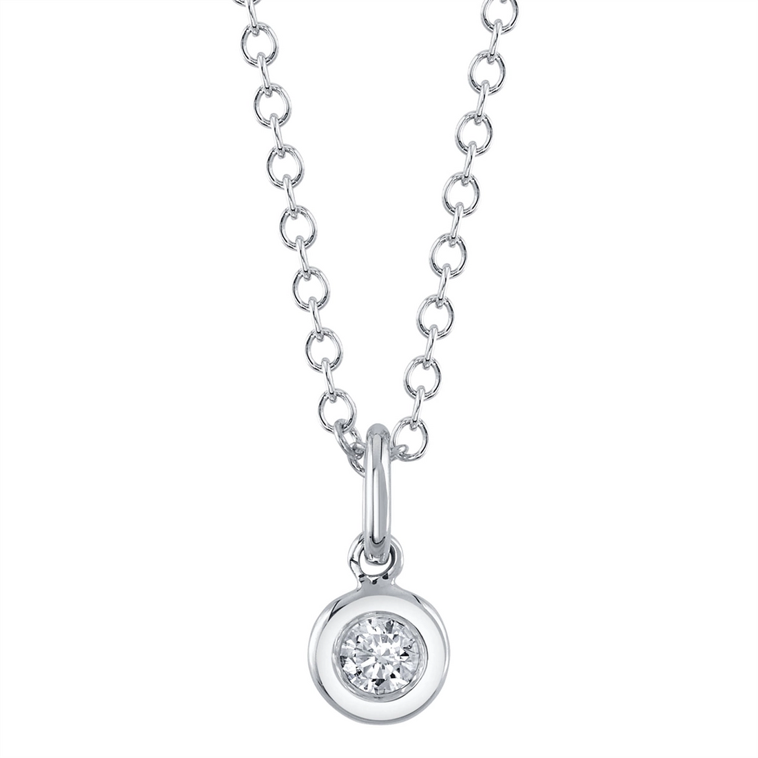 Necklaces Necklaces in White Gold containing Diamond 434422