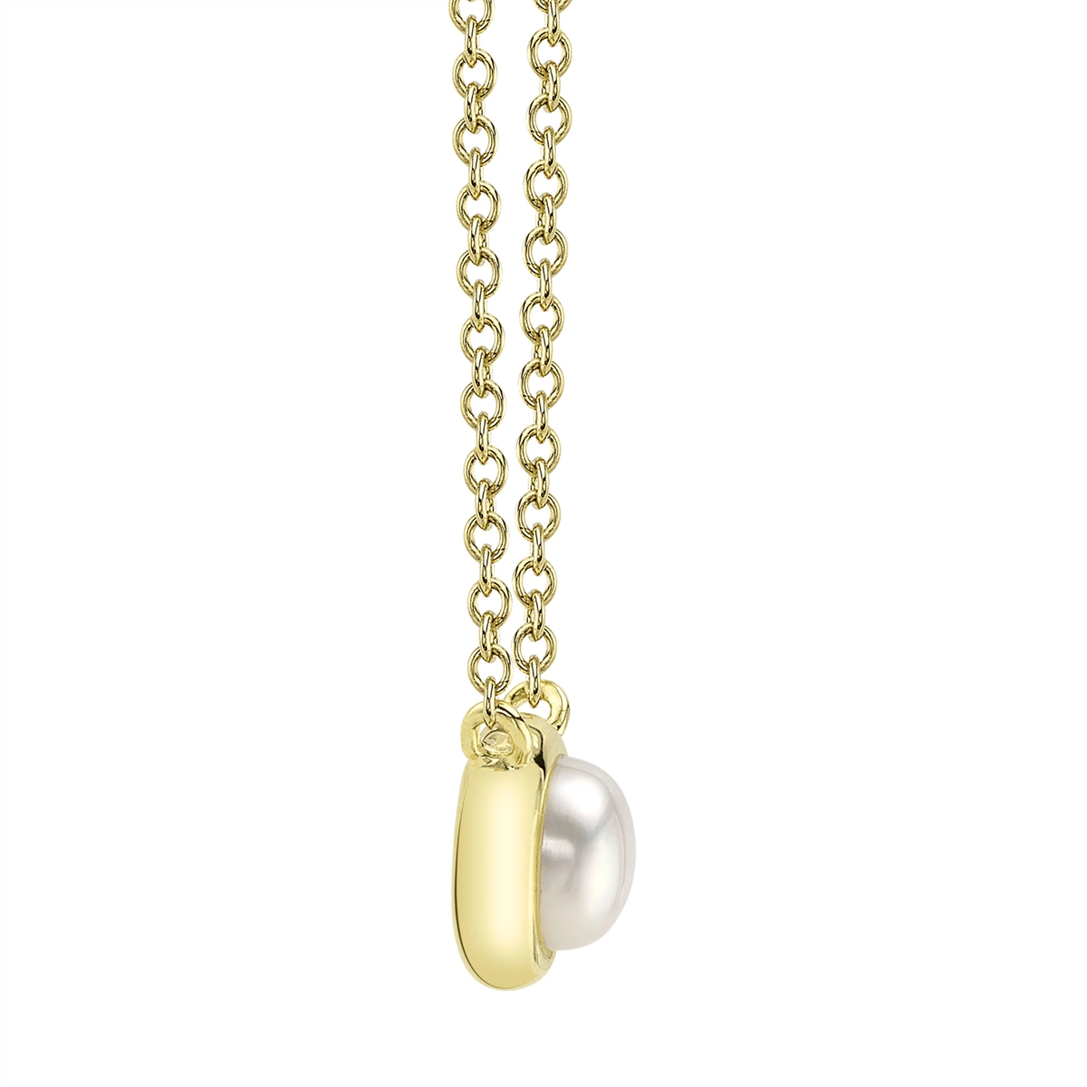 Necklaces Necklaces in Yellow Gold containing Pearl 434440