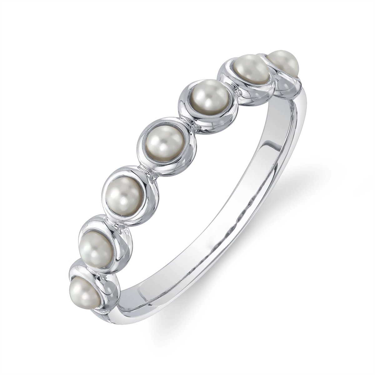Rings Rings in White Gold containing Pearl 434443