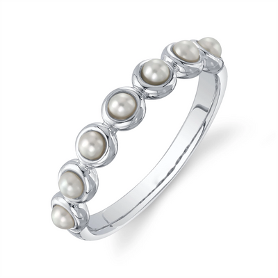 Rings Rings in White Gold containing Pearl 434443