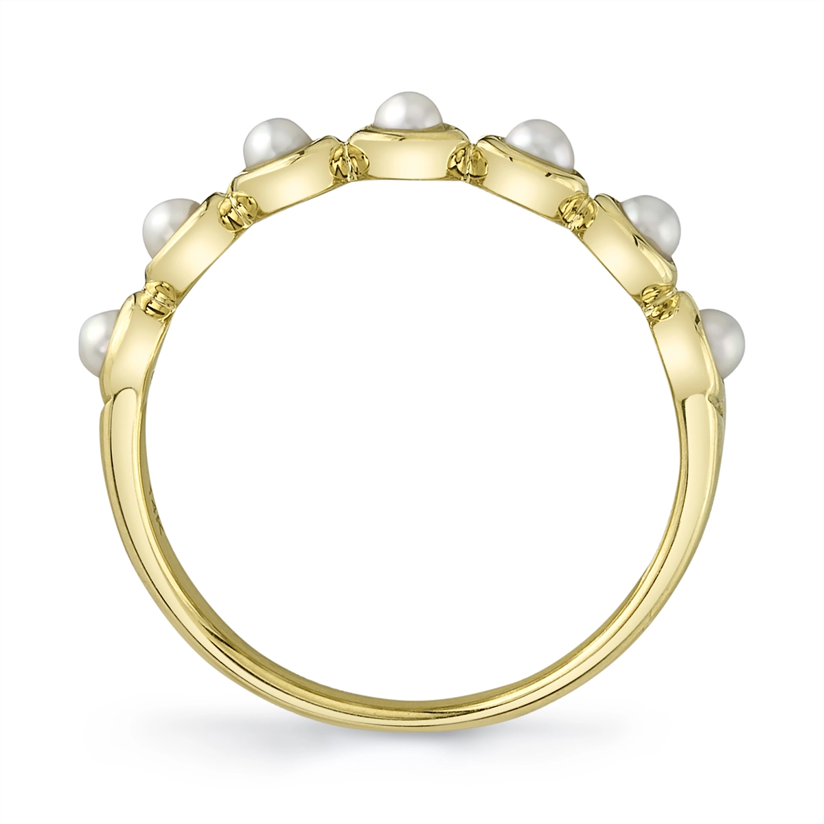 Rings Rings in Yellow Gold containing Pearl 434448