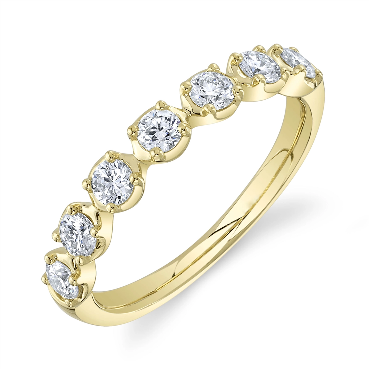 Wedding Bands Wedding Rings in Yellow Gold containing Diamond 434451