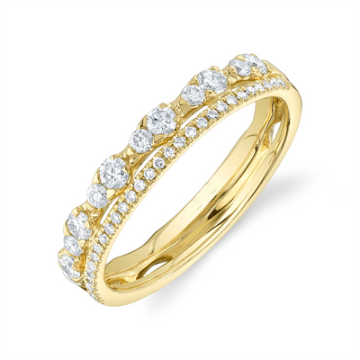 Wedding Bands Rings in Yellow Gold containing Diamond 434452