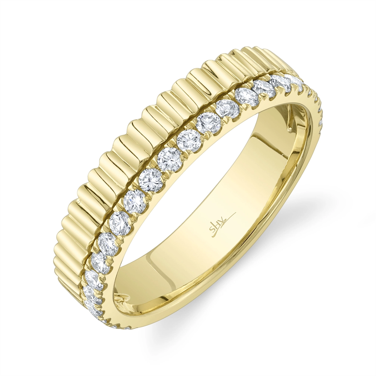 Wedding Bands Rings in Yellow Gold containing Diamond 434492
