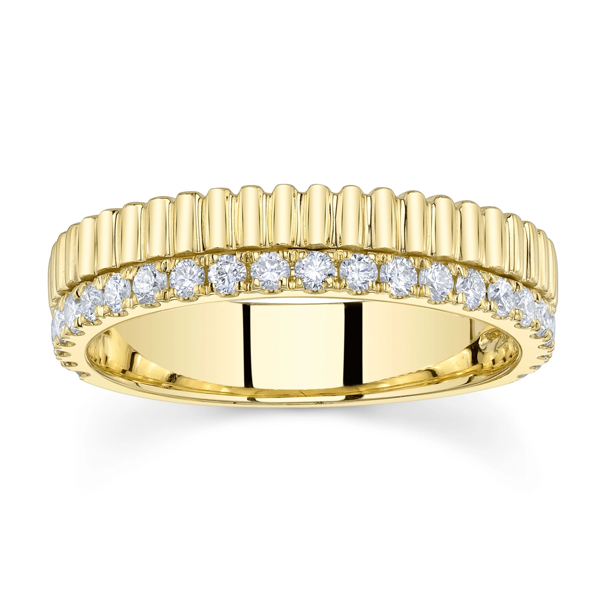 Wedding Bands Rings in Yellow Gold containing Diamond 434492